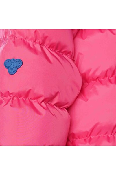hummel Sobel Çocuk Pembe Yuvarlak Yaka Mont