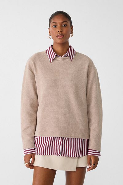 Stradivarius Basic round neck T-shirt