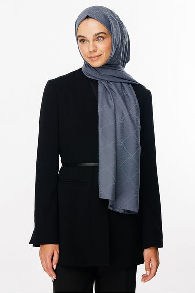 Mooncorn Smoked Moon Is Pattern Jacquard Shawl