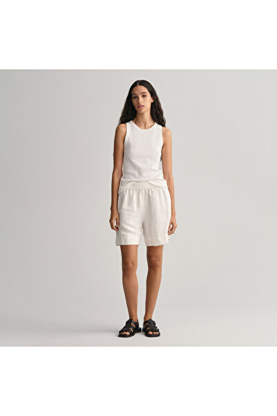 Gant Kadın Bej Relaxed Fit Şort