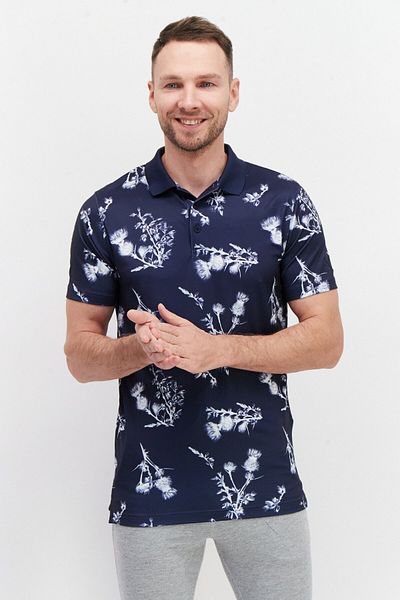 Puma Men Sportswear Fit Outdoor Polo Shirt, Navy Blue