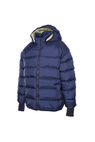 hummel Παιδικό παλτό Nobel Navy Blue με στρογγυλή λαιμόκοψη