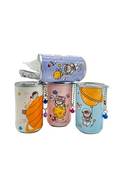 KİNG HOME New-Max Wet Wipes with Cute Accessories 4 Pack Total 96 Sheets 24*4 Astronaut Pattern