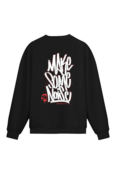 Mounte Bianca Unisex Make Some Noise - Obična majica sa kapuljačom