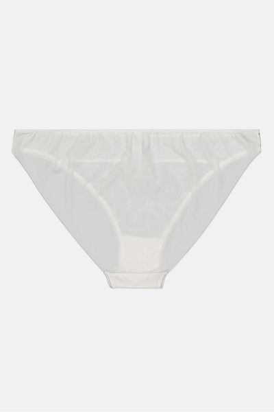 Etam Women Textured Pull-on Panty, White