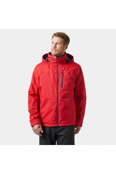 Helly Hansen سترة بقلنسوة حمراء للرجال من Crew Hooded Midlayer 2