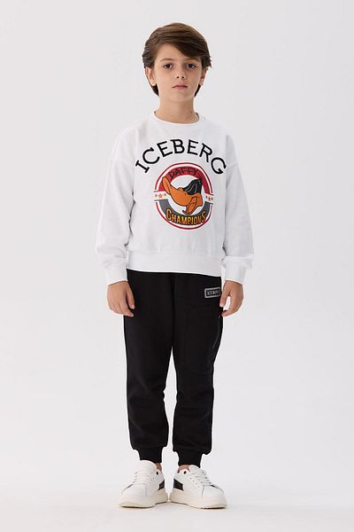 Iceberg BG Store Λευκό Φούτερ για αγόρι