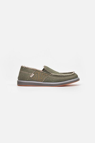 Vaneda 1331 Model Linen Linen Espadrille Men's Shoes - Khaki