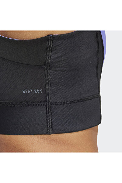 adidas Crop Top Pro Kadın Mavi Yuvarlak Yaka Atlet
