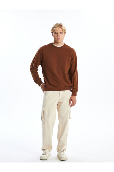 LC Waikiki Beige Standard Fit Gabardine Men's Cargo Pants