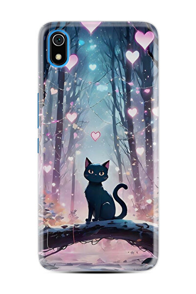 Kılıfland Xiaomi Redmi 7A Kılıf Boutique Baskılı Resimli Love Cats Tree Pcode...