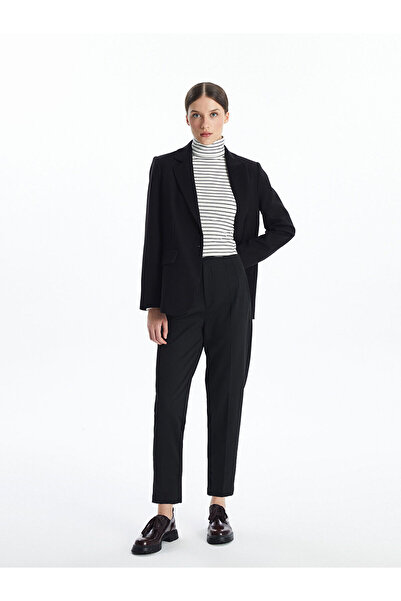 LC Waikiki Black Standard Fit Women's Trousers