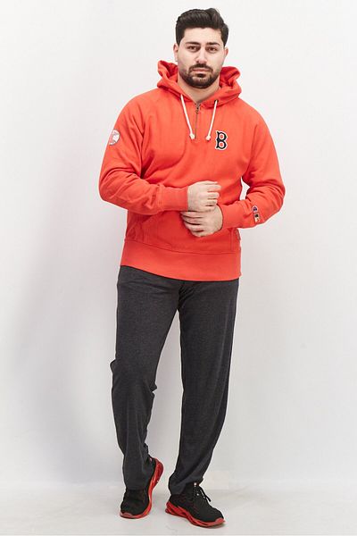 Champion Men Sportswear Fit Long Training Baseball Hoodies, Red
