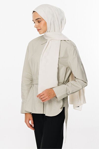 Mooncorn Μεταξένιο ζακάρ σάλι με μοτίβο μαργαριταριών