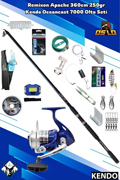 REMIXON Apache 360cm 250gr Kendo Oceancast 7000 Olta Seti