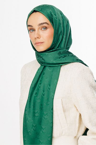 Mooncorn Σάλι ζακάρ με μοτίβο Jade MC
