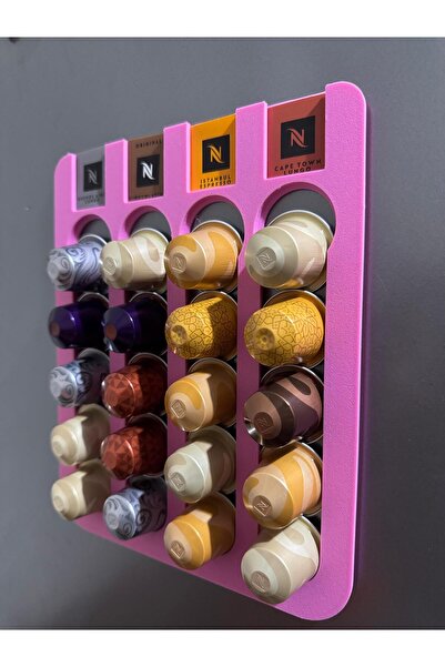 WELLCUT حامل كبسولات القهوة 20 كبسولة حامل كبسولات نسبرسو مع مغناطيس للثلاجة