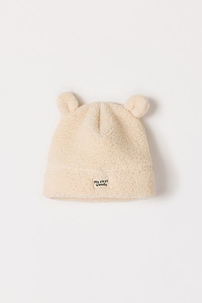 Woody Welsoft Baby Hat-Bea - 133 Parchment