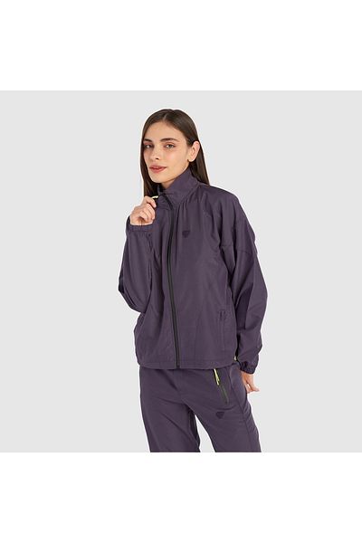 hummel Edna Women's Purple Stand Collar Jacket