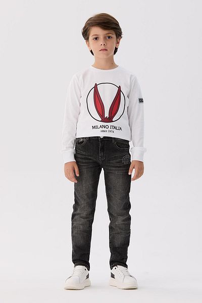 Iceberg Bg Store Boy Gray Trousers