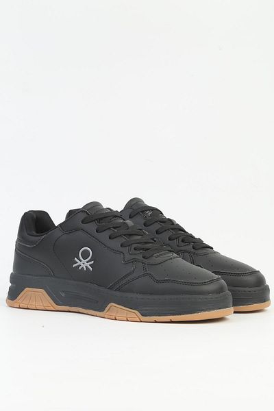 Benetton Men's Black Sneakers - Imported Bni-11219