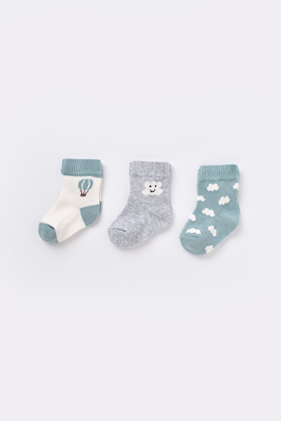 Biorganic Green Baby Girl SocKs