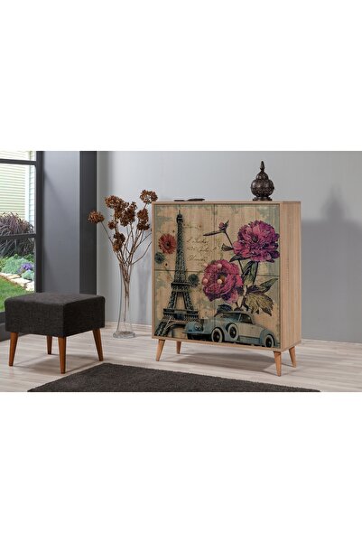 Vivense MULTİKABİN ROSE DOLAP AHŞAP AYAK