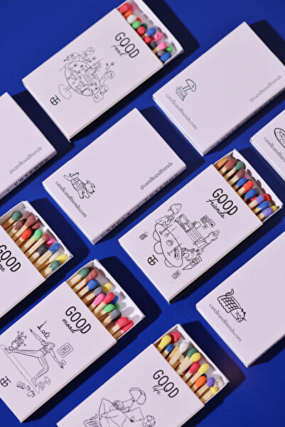 Candle and Friends 10'lu Good Mood Baby Kibrit Kutuları