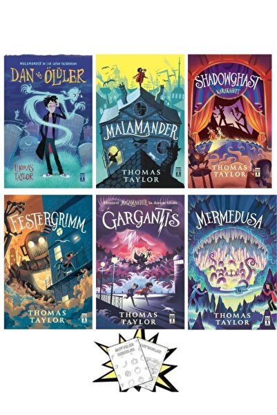Timaş Yayınları Boyamalı- Dan ve Ölüler Malamander Mermedusa Gargantis Fester...