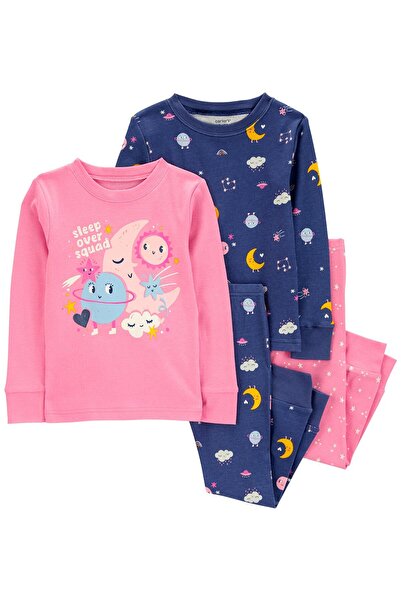 Carter's Little Girl's Pajamas Set 4 Pack