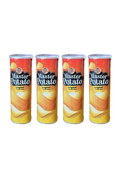 Master Potato Original Chips 110 g X 4 Pieces