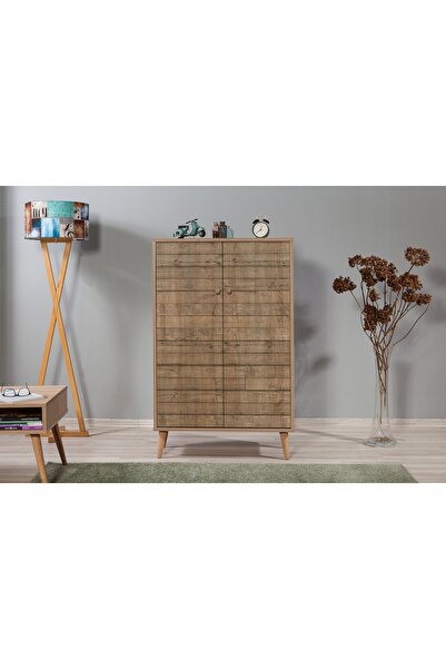 Vivense Multibox Natural Dolap Ahşap Ayak