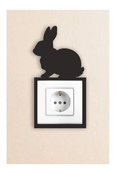 2holgun Διακοσμητικό πλαίσιο πρίζας με σχέδιο κουνελιού