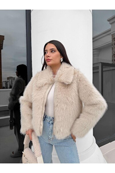 ESRAHELVACI Λεπτομέρεια με φερμουάρ από εισαγόμενη γούνα