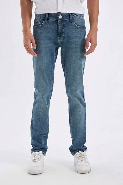 DeFacto Pedro Slim Fit Regular Waist Skinny Leg Jeans - D6469AX24AU