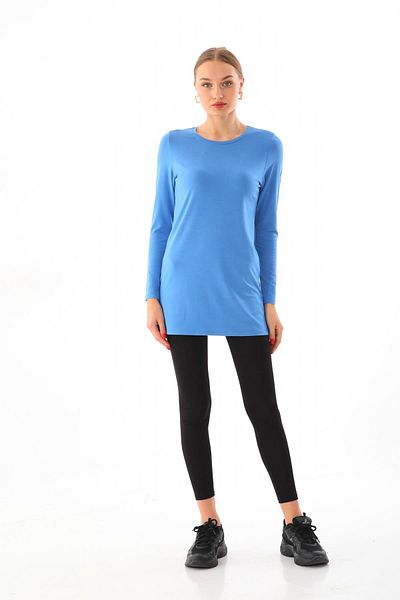 penyebizden Γυναικείο Viscose Full Lycra Tunic-Μπλε