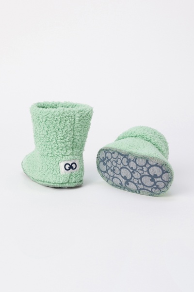 Woody Velsoft Booties-Boo - 719-Mint Green