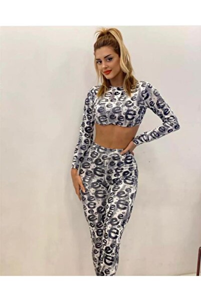 pink and pink طقم مزدوج من المخمل Janjan مطبوع