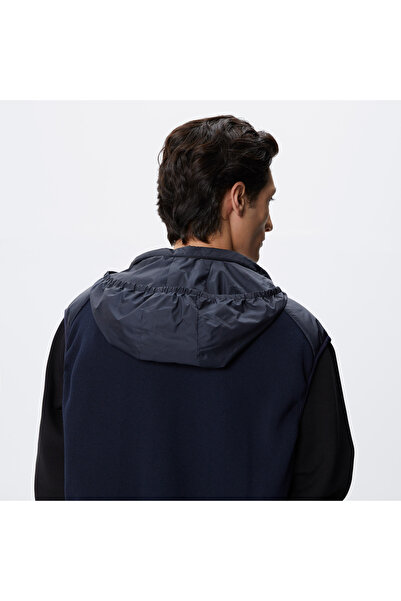 Lacoste Erkek Dik Yaka Kapitone Lacivert Yelek