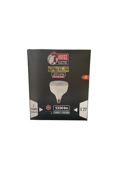 Horoz Electric Demir Elektrik -horoz 50w Kristal Ampul Beyaz(1 ADET)