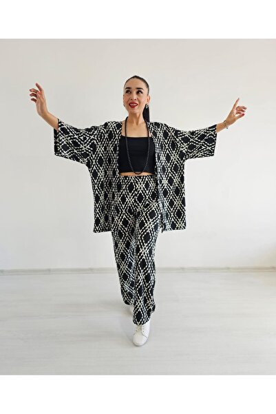 Altı Üstü Butik Σετ κιμονό με μοτίβο αλυσίδας Zulaa