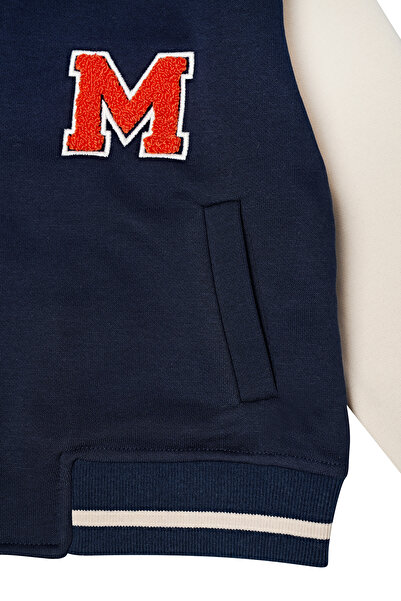 Miny Center Boy's College Patterned Coat