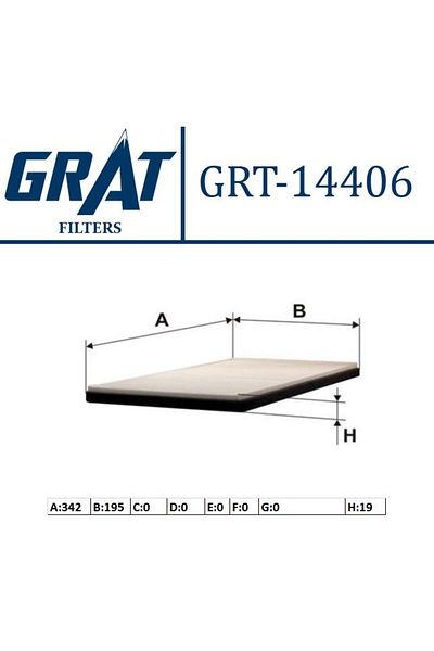 GRAT Cabin Filter (Opel Meriva 04-10)