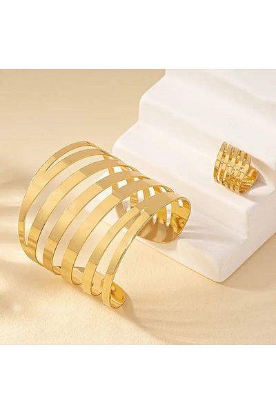 Ayzen Bracelet Ring Set