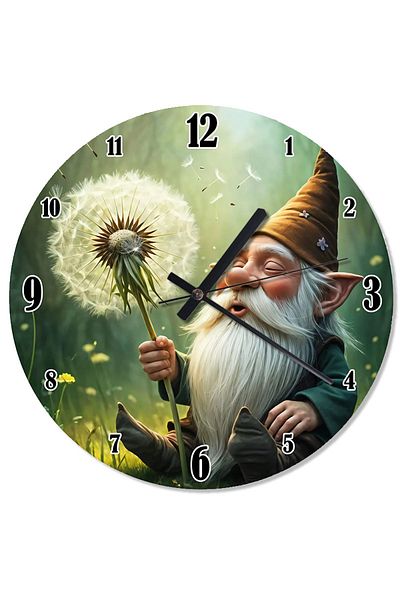 ekart Blowing Dwarf Decorative Wall Clock