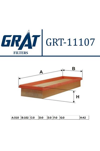 GRAT Renault Megane-Clio Ii-Kango-Laguna-Master-Tarfic Ii/Opel Movano 1.9 Dti 01- Air Filter