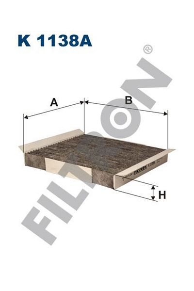 Filtron Cabin Filter Carboned (Opel Meriva 04-10)