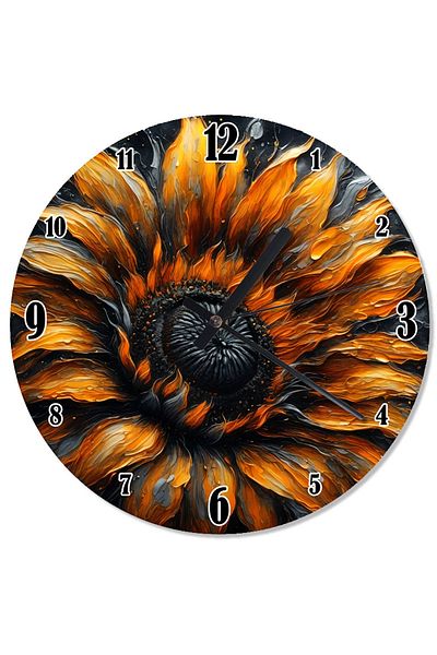 ekart Sunflower Retro Wall Clock