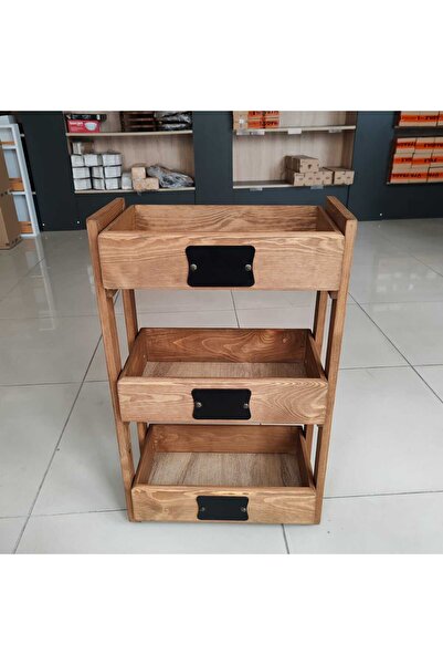 woodretro Ahşap Sebzelik, Doğal Ahşap Sebzelik, Hızlı Kargo