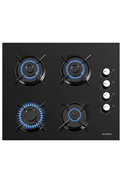 KUMTEL HOME SİYAH CAM ANKASTRE SET